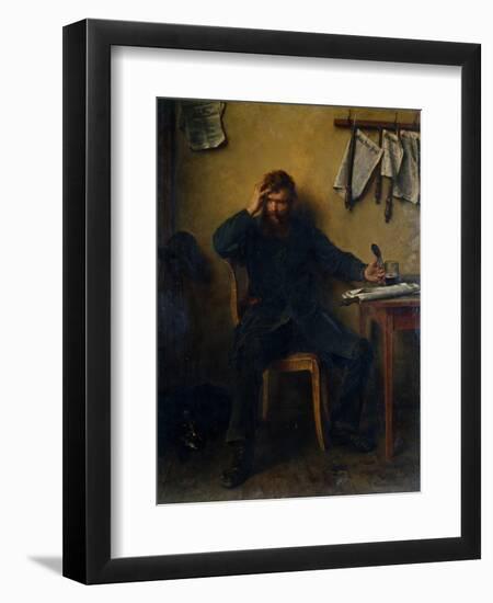 The Disaffected, 1877-Ludwig Knaus-Framed Giclee Print