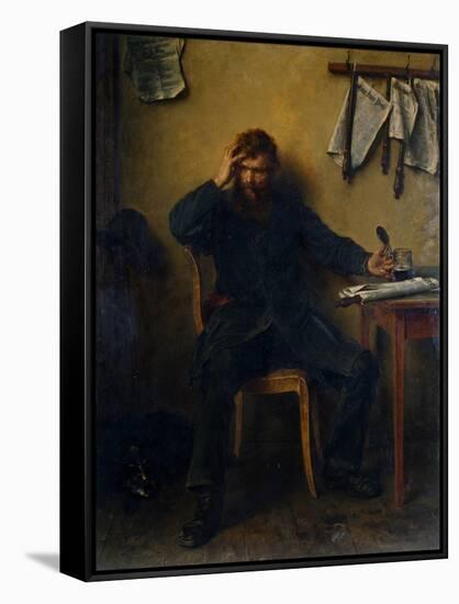 The Disaffected, 1877-Ludwig Knaus-Framed Stretched Canvas