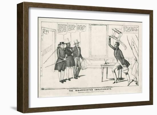 The Disappointed Abolitionists, 1838-Henry R. Robinson-Framed Giclee Print