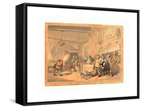 The Disappointed Epicures, 1787, Hand-Colored Etching, Rosenwald Collection-Thomas Rowlandson-Framed Stretched Canvas