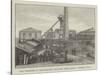 The Disaster at Bamfurlong Colliery, Near Wigan, General View-null-Stretched Canvas