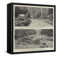 The Disaster at St Gervais, in Savoy, Near Mont Blanc-null-Framed Stretched Canvas