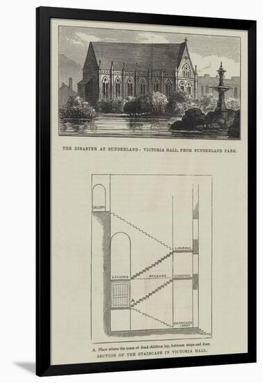 The Disaster at Sunderland-null-Framed Giclee Print