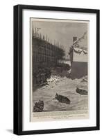 The Disaster at the Launch of the H M S Albion at Blackwall-null-Framed Giclee Print