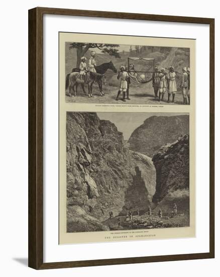 The Disaster in Afghanistan-John Charles Dollman-Framed Giclee Print