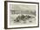 The Disaster in Spain, Upsetting of a Military Pontoon-Raft on the Ebro, Near Logrono-null-Framed Giclee Print