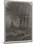 The Disaster in the Channel, Cutter's Boat Taking Survivors from the Rigging of the Northfleet-null-Mounted Giclee Print