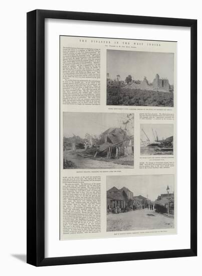 The Disaster in the West Indies-null-Framed Giclee Print