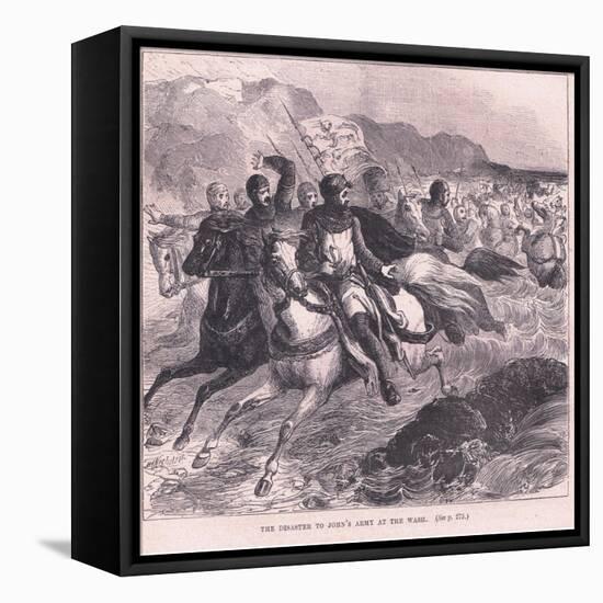 The Disaster of John's Army at the Wash-Charles Ricketts-Framed Stretched Canvas