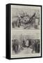 The Disaster on Board the Russian Ironclad Sissoi Veliki Off Crete-Melton Prior-Framed Stretched Canvas