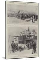 The Disaster on Board the Russian Ironclad Sissoi Veliki Off Crete-Melton Prior-Mounted Giclee Print