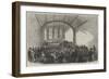 The Disaster on the Chester and Holyhead Railway, the Inquest in the Abergele Townhall-null-Framed Giclee Print