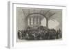 The Disaster on the Chester and Holyhead Railway, the Inquest in the Abergele Townhall-null-Framed Giclee Print