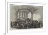 The Disaster on the Chester and Holyhead Railway, the Inquest in the Abergele Townhall-null-Framed Giclee Print