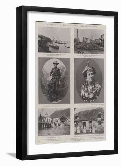 The Disasters in the West Indies, Views in Martinique-null-Framed Giclee Print