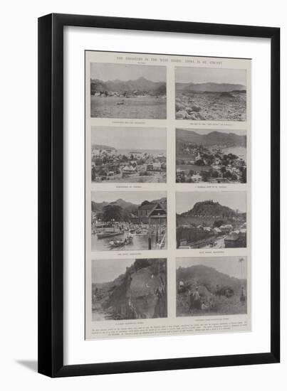 The Disasters in the West Indies, Views in St Vincent-null-Framed Giclee Print