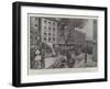 The Disastrous Fire in the City, 9 June, No 67, Queen Victoria Street During the Outbreak-Henry Charles Seppings Wright-Framed Giclee Print