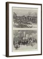 The Disastrous Floods in Spain-null-Framed Giclee Print