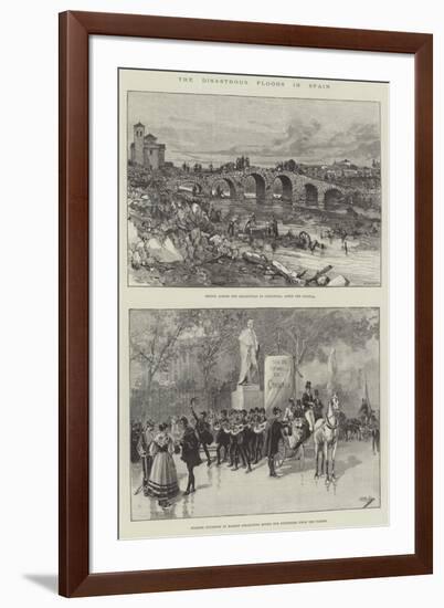 The Disastrous Floods in Spain-null-Framed Giclee Print