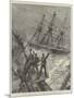 The Disastrous Hurricane in Samoa, Crew of the American Ship Trenton Cheering HMS Calliope-William Heysham Overend-Mounted Giclee Print