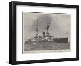 The Disastrous Naval Gun Explosion on 14 April, HMS Mars, the Scene of the Accident-null-Framed Giclee Print