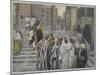 The Disciples Admire the Buildings of the Temple-James Tissot-Mounted Giclee Print