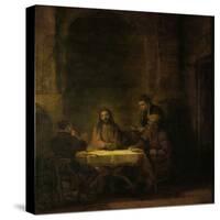 The Disciples at Emmaus, 1648-Rembrandt van Rijn-Stretched Canvas