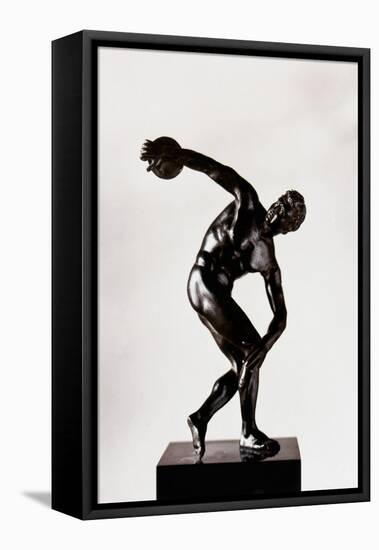 The Discobolus-Myron-Framed Stretched Canvas