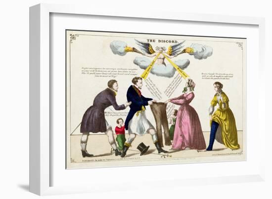 The Discord, 1855-F. Heppenheimer-Framed Giclee Print