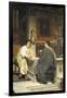 The Discourse, a Chat-Sir Lawrence Alma-Tadema-Framed Giclee Print