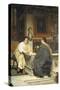 The Discourse, a Chat-Sir Lawrence Alma-Tadema-Stretched Canvas