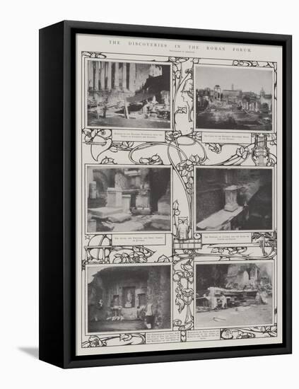 The Discoveries in the Roman Forum-null-Framed Stretched Canvas