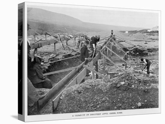 The Discovery Claim at Anvil Creek, Nome, Alaska, During the Gold Rush-null-Stretched Canvas