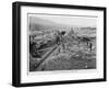 The Discovery Claim at Anvil Creek, Nome, Alaska, During the Gold Rush-null-Framed Photographic Print