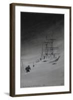 The 'Discovery' in Winterquarters, 1903-Edward Adrian Wilson-Framed Giclee Print