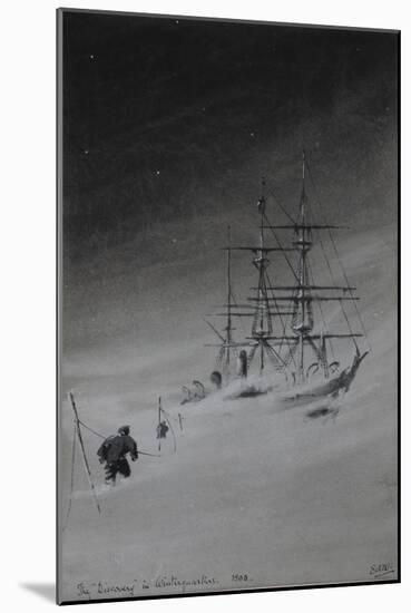 The 'Discovery' in Winterquarters, 1903-Edward Adrian Wilson-Mounted Giclee Print