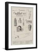 The Discovery of a New Race in Ancient Egypt by Professor Flinders Petrie-null-Framed Giclee Print