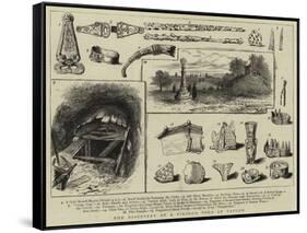 The Discovery of a Viking's Tomb at Taplow-null-Framed Stretched Canvas