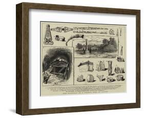 The Discovery of a Viking's Tomb at Taplow-null-Framed Giclee Print