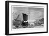 The Discovery of Greenland, from "Harper's Weekly," Vol. 19 P.780-81, 1875-null-Framed Giclee Print