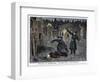 The Discovery of One of the Victims of the Whitechapel Murders-Clair Guyot-Framed Art Print