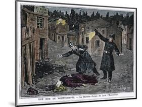 The Discovery of One of the Victims of the Whitechapel Murders-Clair Guyot-Mounted Art Print