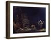 The Discovery of the Bodies of Pyramus and Thisbe, C.1630-35 (Oil on Copper)-Leonard Bramer-Framed Giclee Print