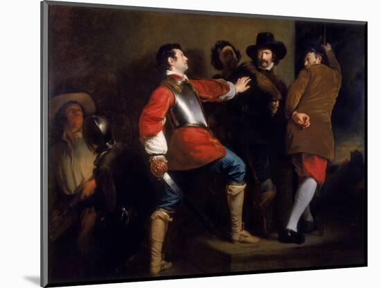 The Discovery of the Gunpowder Plot and the Taking of Guy Fawkes, C.1823-Henry Perronet Briggs-Mounted Giclee Print