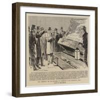 The Discovery of the Remains of Voltaire in the Pantheon, Paris-Paul Destez-Framed Giclee Print