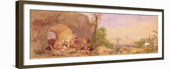 The Discovery of Tipu's body at the Water Gate at Seringapatam-John Absolon-Framed Giclee Print