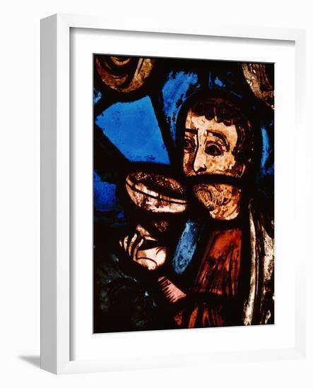 The Discovery of Wine, Noah Drinking from a Cup in His Tent-null-Framed Giclee Print