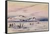 'The Discovery Winter Quarters', c.1901-04-Edward Adrian Wilson-Framed Stretched Canvas