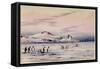 'The Discovery Winter Quarters', c.1901-04-Edward Adrian Wilson-Framed Stretched Canvas