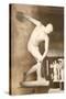 The Discus Thrower Statue-null-Stretched Canvas